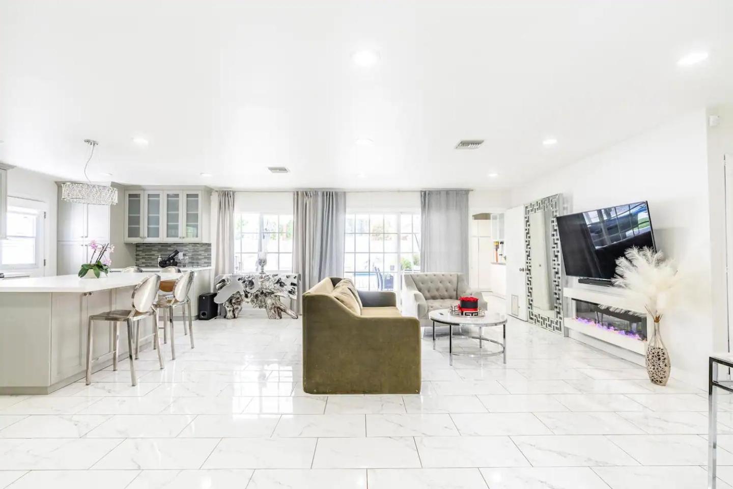 New Luxury Entertaining House With Pool Spa Sauna Tesla Charger Pets Los Angeles Kültér fotó